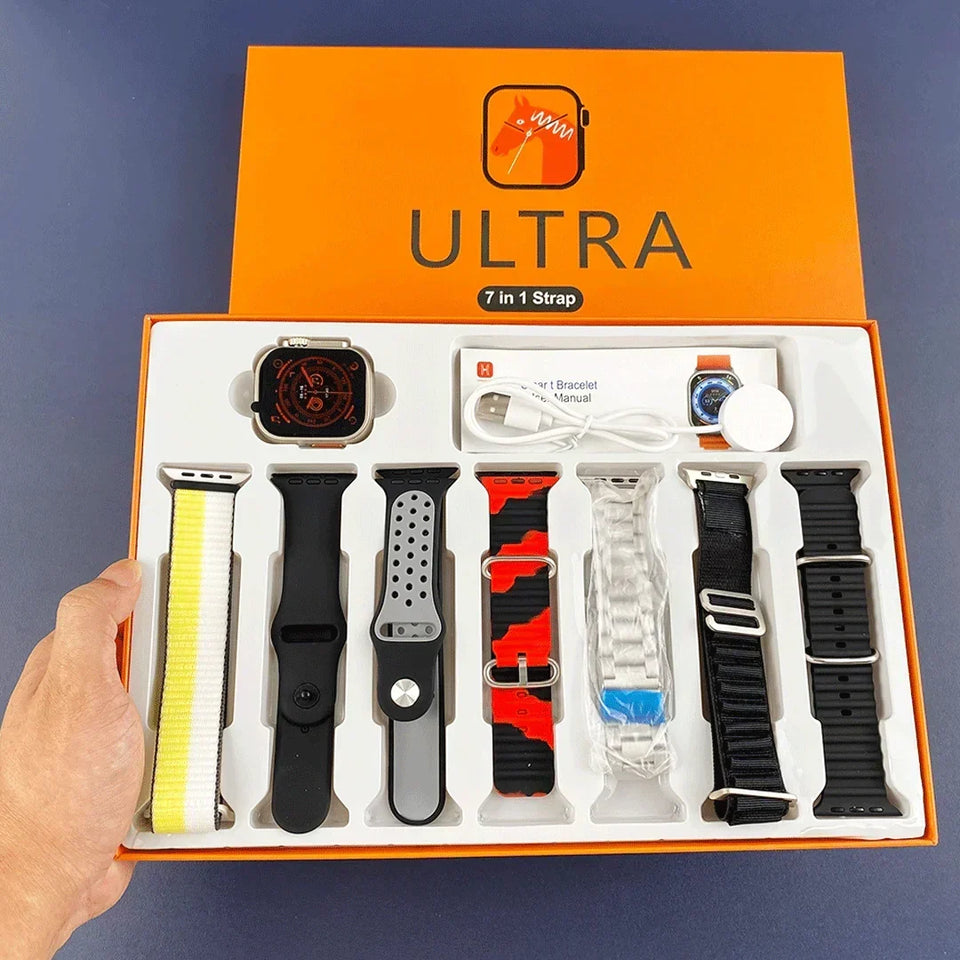 7-in-1 Ultra Smart Watch With Bluetooth Calling – Reliable Performance