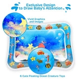 Baby Tummy Time Water Play Mat Sensory Activity Mat – Safe for Kids