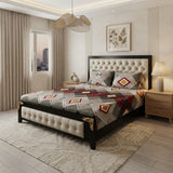 3D Crystal Cotton 3 Piece Bedsheet Set - Home Accessory Designed For Bedroom (AY0010057)