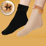 Ladies Velvet Cashmere Warm Socks For Ladies– Thick Wool – 2 Pairs