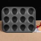 12 Hole Cupcake Tray, Muffin Pan,non stick cupcake baking pan kitchen