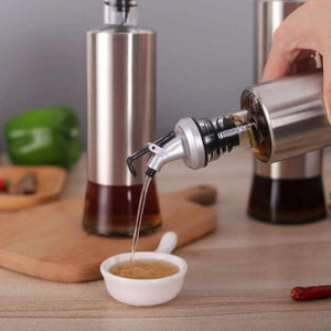 Kitchen Cooking Oil Vinegar Bottle with Dropper Best For Olive oil
