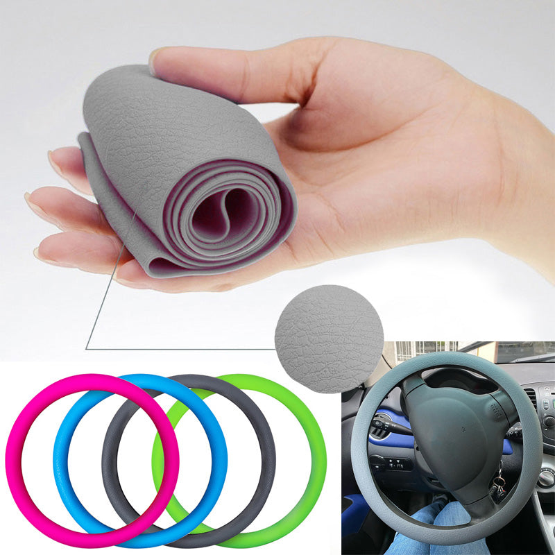 Soft Silicone Car Steering Wheel Cover Non-Slip Car Decoration