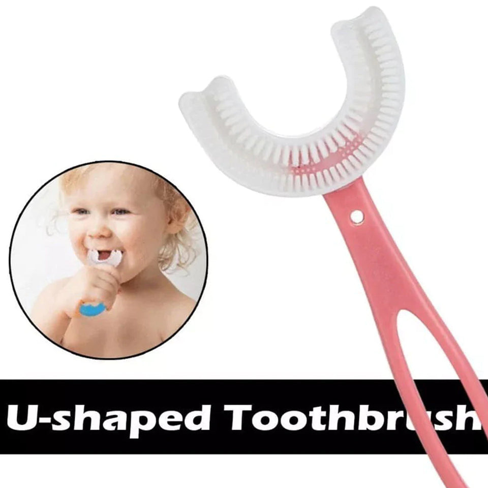 Silicone U-Shape Baby Toothbrush & Gum Protector – Pack of 2