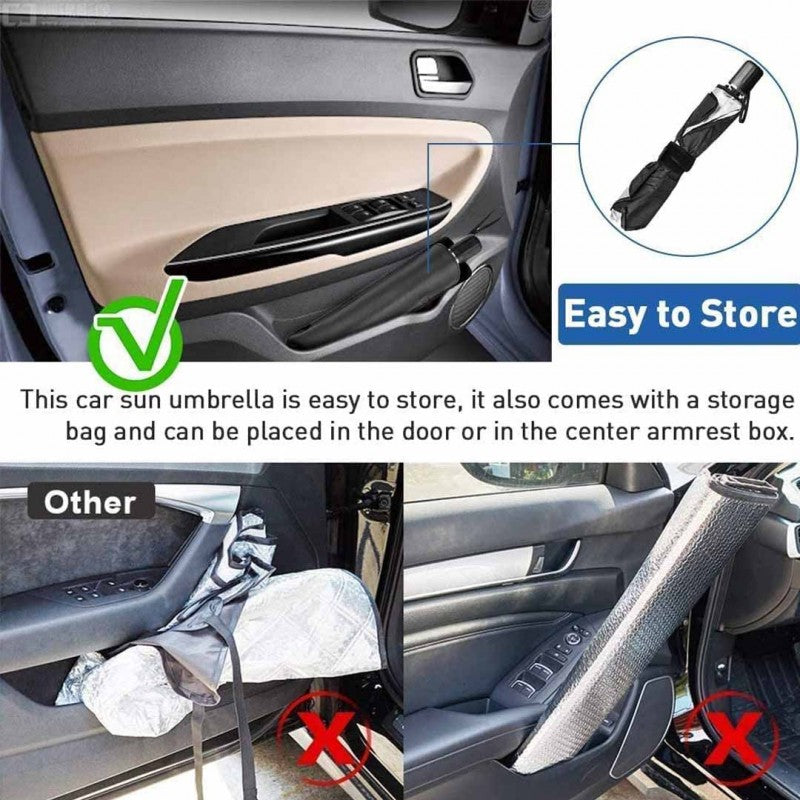 Universal Car Windshield Sun Shade Umbrella Foldable UV Cover