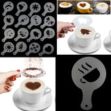 Pcs Coffee Stencil Template Set – Everyday Kitchen Use – Pack of 32