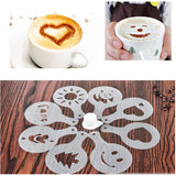 Pcs Coffee Stencil Template Set – Everyday Kitchen Use – Pack of 32