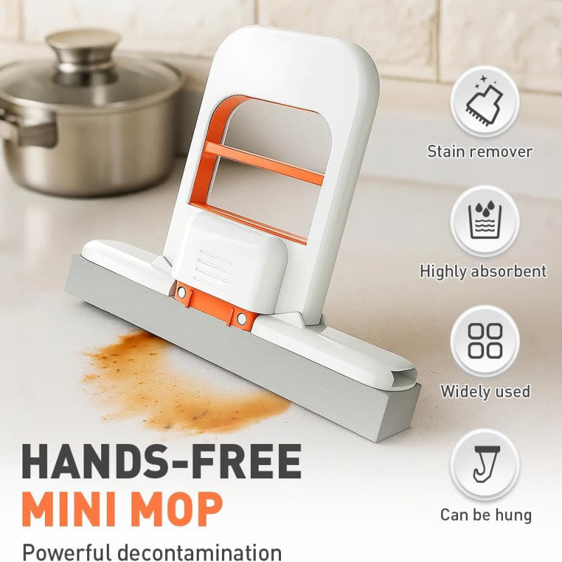 3-in-1 Kitchen Cleaning Set Hands-Free Mini Mop, Faucet Filter