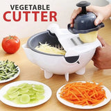 Multifunctional Vegetable Cutter with Drain Basket Kitchen Slicer
