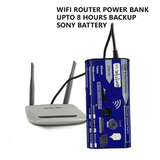 WiFi Router UPS Power Bank 9 Volts 4 Hours Guaranteed Backup