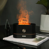 RGB Flame Humidifier & Aroma Diffuser Ambient Mist Lamp