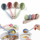 2 In 1 Long Handle Soup Spoon Home Strainer Cooking – Pack of 2