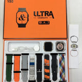 Y80 Ultra Smart Watch With 8 Straps 2.02inch Special Package