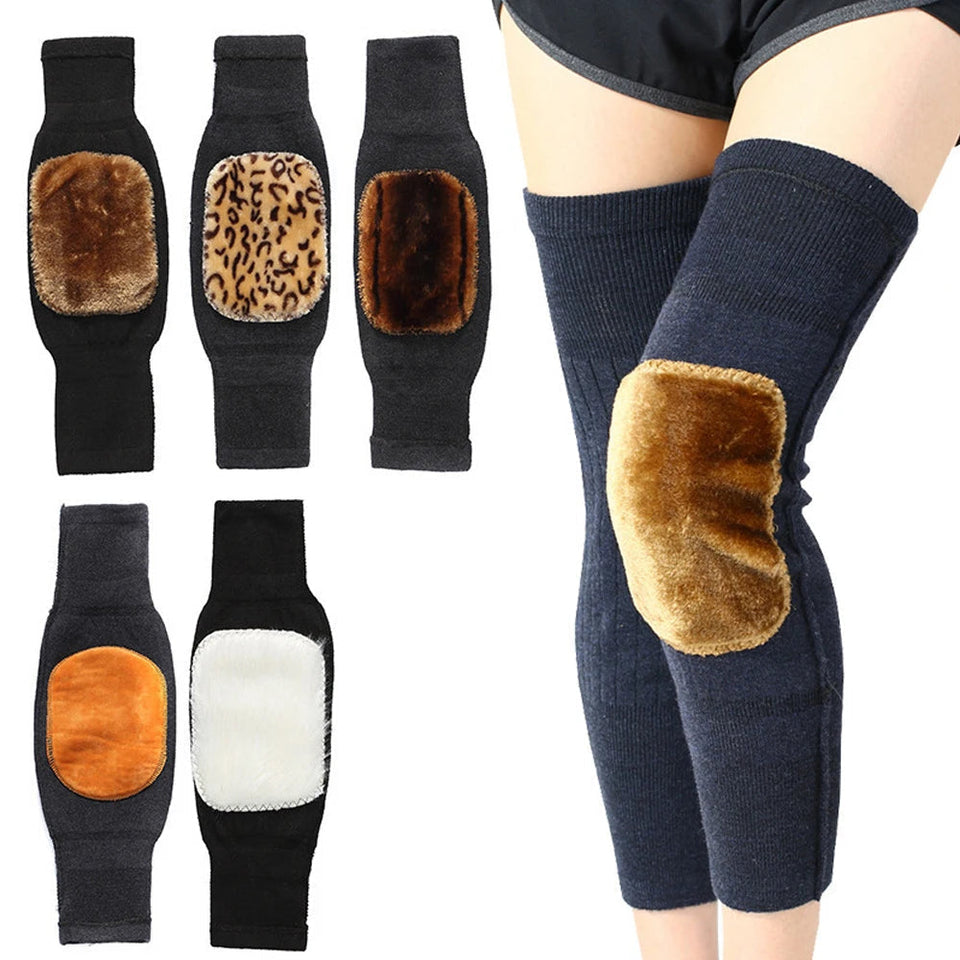 Thermal Leg Warmers Soft Cold-Weather Layer