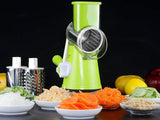 **Multifunctional Manual Vegetable Cutter – Rotary Drum Slicer, Grater & Shredder Kitchen Gadget**