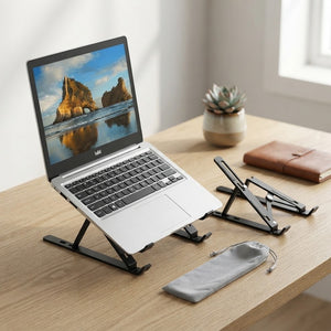 **Foldable Ergonomic Laptop Stand – Lightweight Portable Laptop Holder for Desk & Office Use**