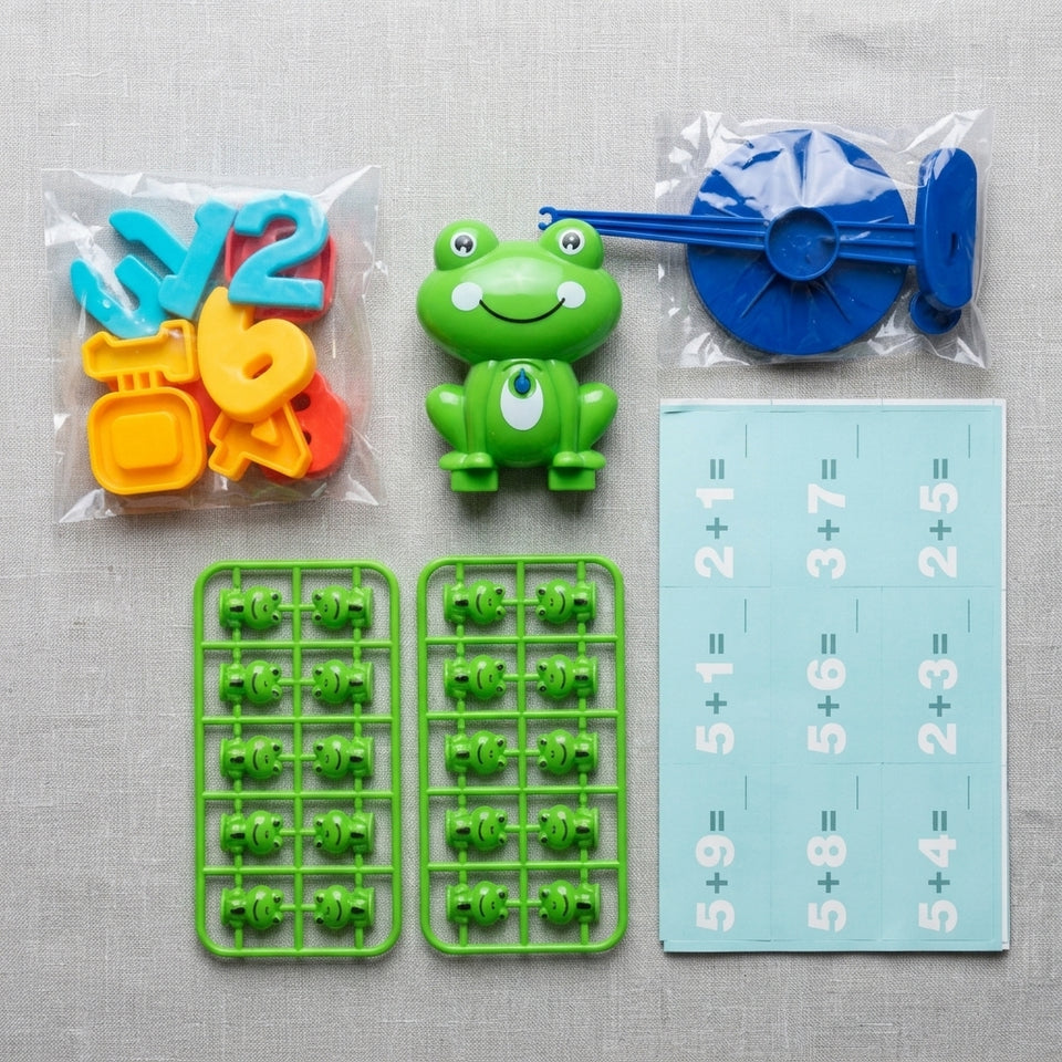 Frog Balance Math Toy for Kids – Educational Counting & Number Learning Game