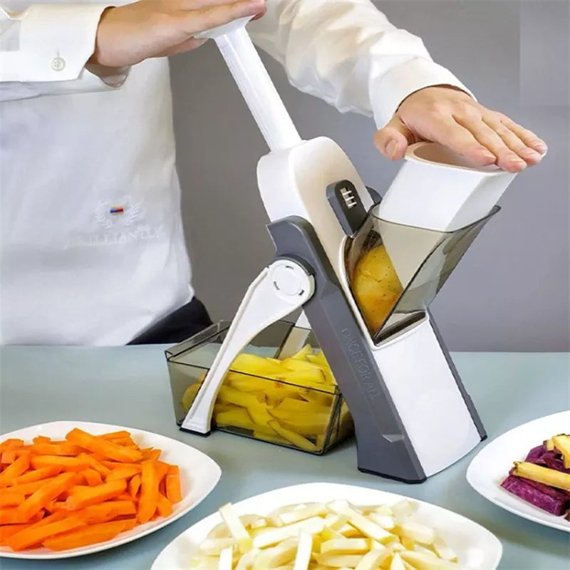 5-in-1 Mandoline Vegetable & Fruit Slicer Kitchen Prep Tool