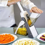 5-in-1 Mandoline Vegetable & Fruit Slicer Kitchen Prep Tool
