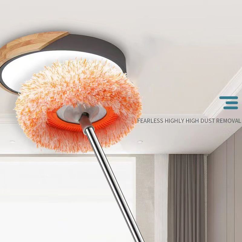 360 degree rotating floor mop, wall cleaner with long handle cleaning