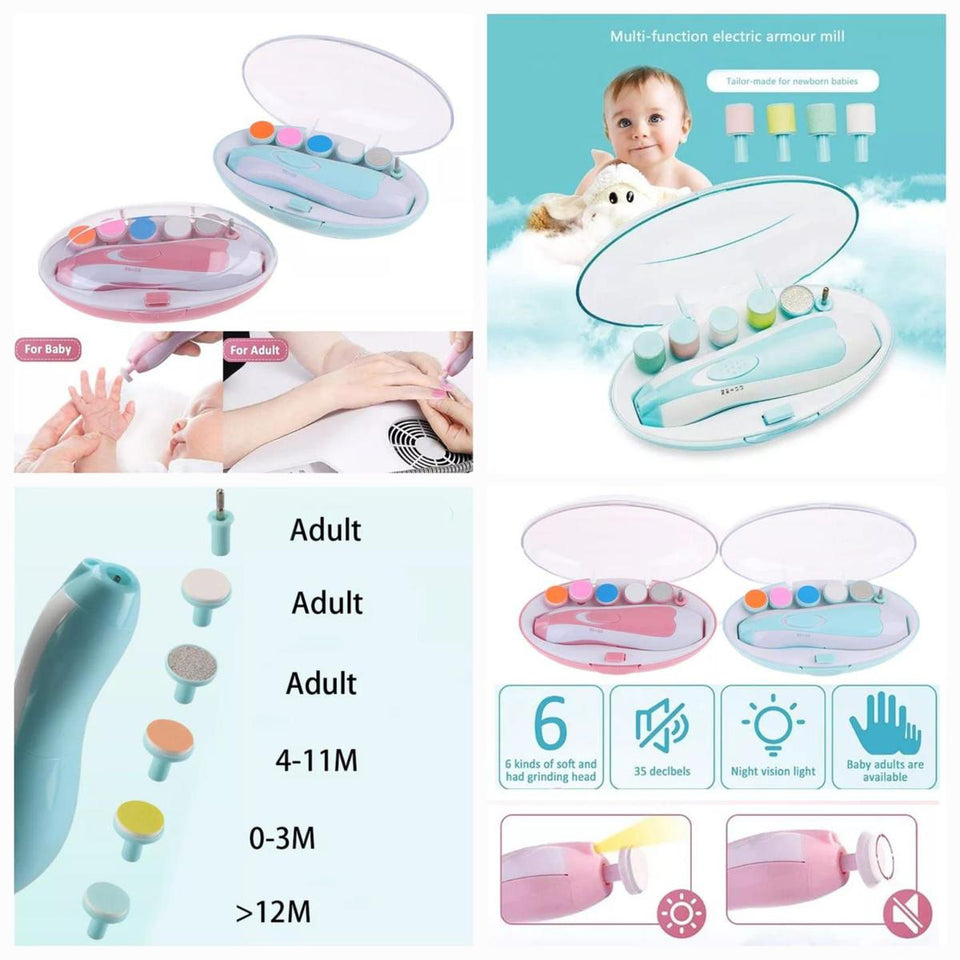 6 in 1 Baby Nail Clipper Nail Cutter Manicure & Pedicure Newborn to
