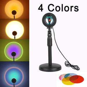 Sunset Lamp Rainbow Projection Lamp USB Charging LED Lighting Sun