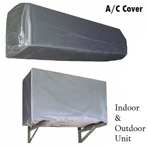 Dust proof Ac Cover For Indoor & Outdoor Unit 1.5 Ton – Pack of 2