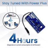 WiFi Router UPS Power Bank 9 Volts 4 Hours Guaranteed Backup