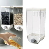 Wall Mounted Easy Press- Kitchen Food Storage Container Cereal