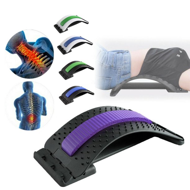Magic Back Stretcher Lower Lumbar Massage Support Spine Pain Relief