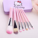 Hello Kitty Complete Makeup Mini Brush Kit with A Storage – Pack of 2