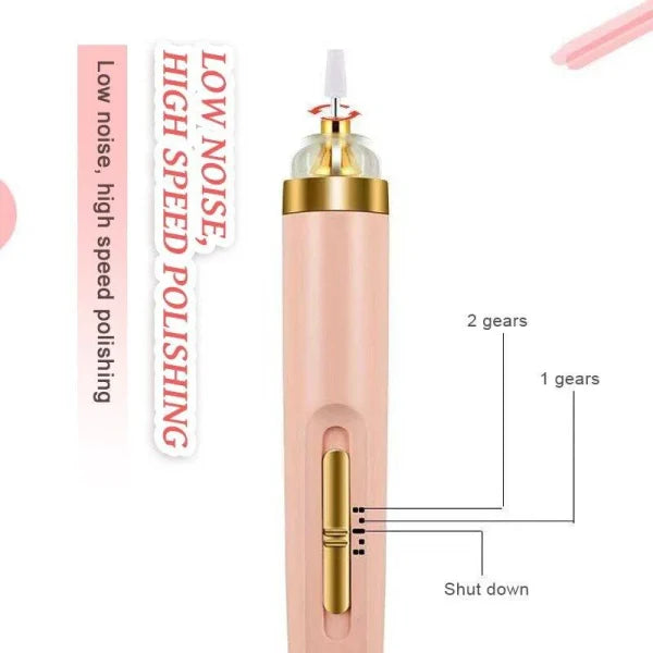 5 In 1 Professional Manicure Pedicure Kit Nail Grinding, Burnishing
