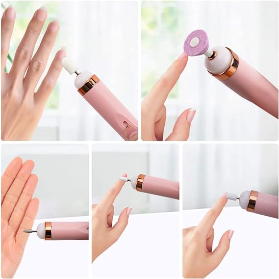 5 In 1 Professional Manicure Pedicure Kit Nail Grinding, Burnishing
