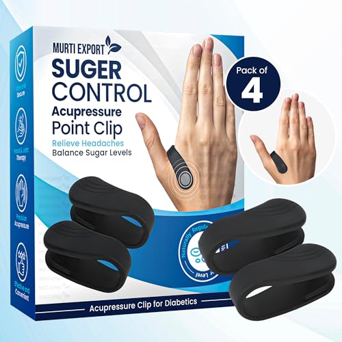 Sugar Control Acupressure Clip for Diabetics,Stress & Headache Relief