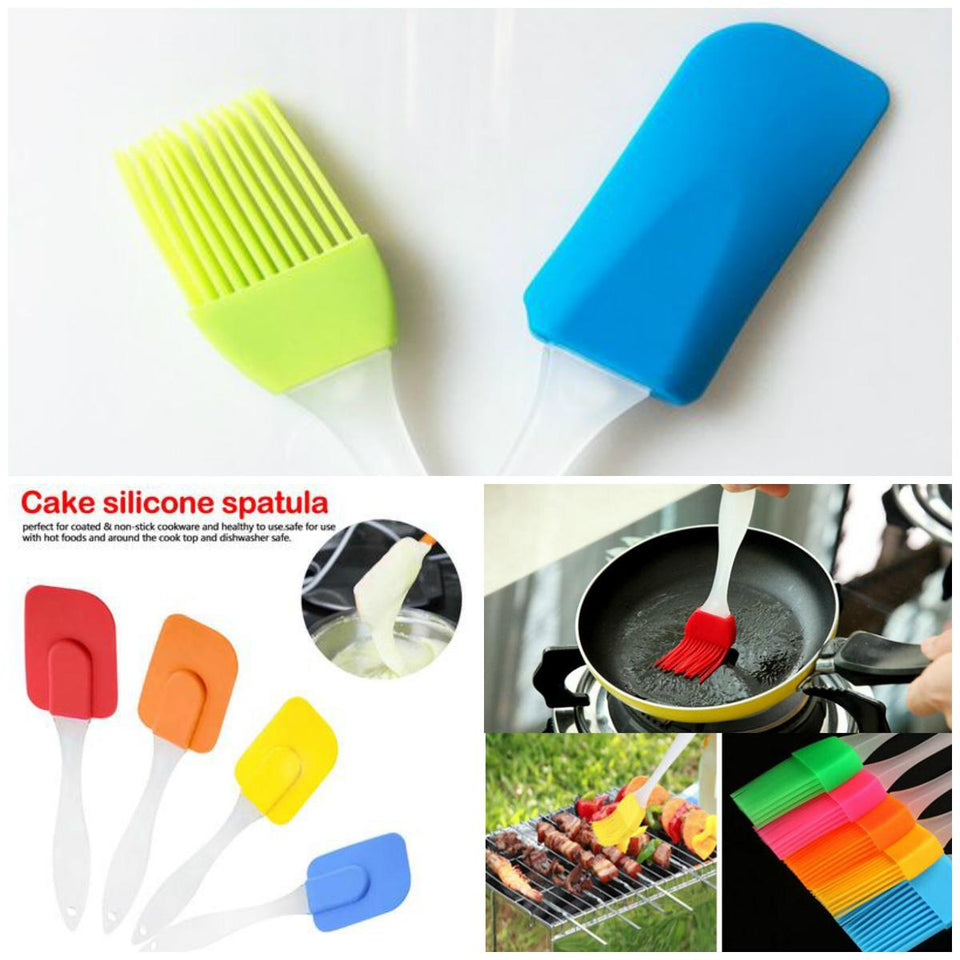 4pcs Spatula & BBQ Oil Brush – Nourishing Formula – 2 Pairs