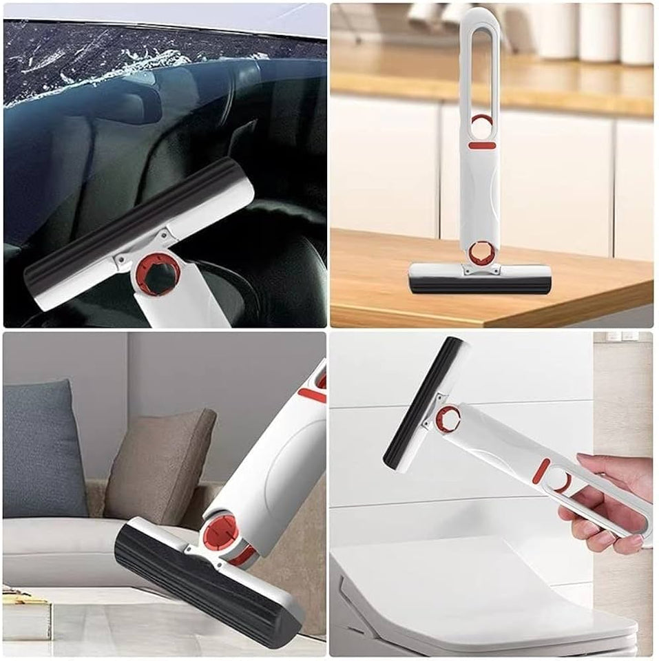 Portable Self-Squeeze Mini Mop for Floor Cleaning 180°Powerful