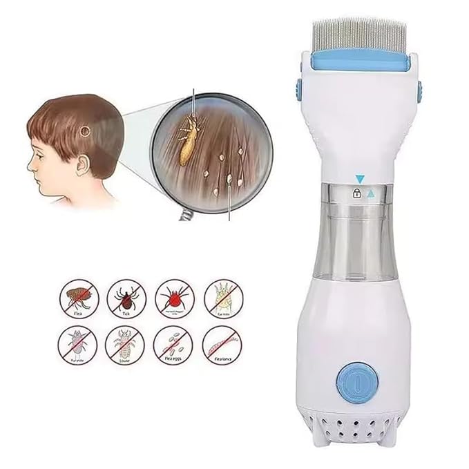 Electric Lice Removal Comb Fine-Tooth Scalp Care Tool