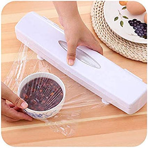 Plastic Wrap Dispenser Kitchen Tools Cling Food Wrap Cutter Dispenser