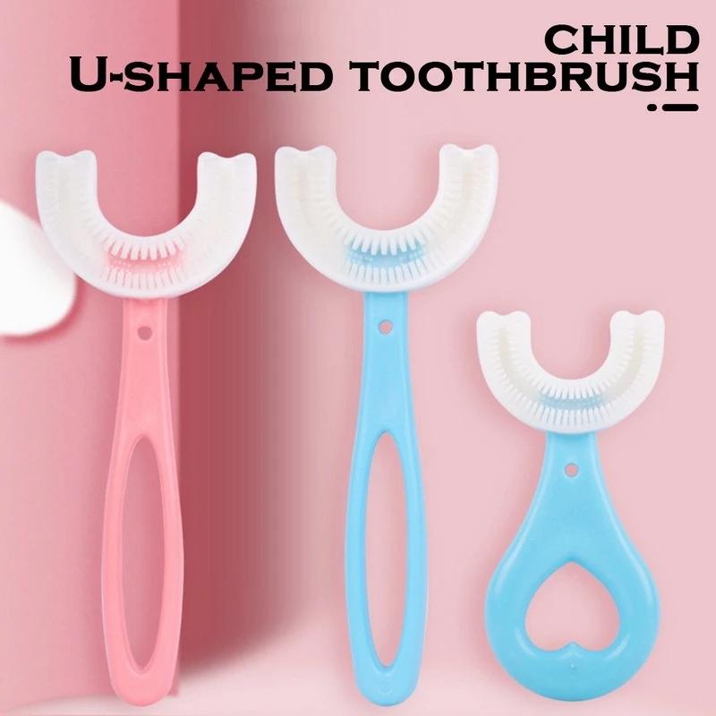 Silicone U-Shape Baby Toothbrush & Gum Protector – Pack of 2