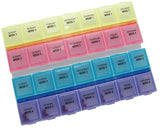 Monthly Pill Box am pm Pill Organizer box for 7 Days 21 Compartments