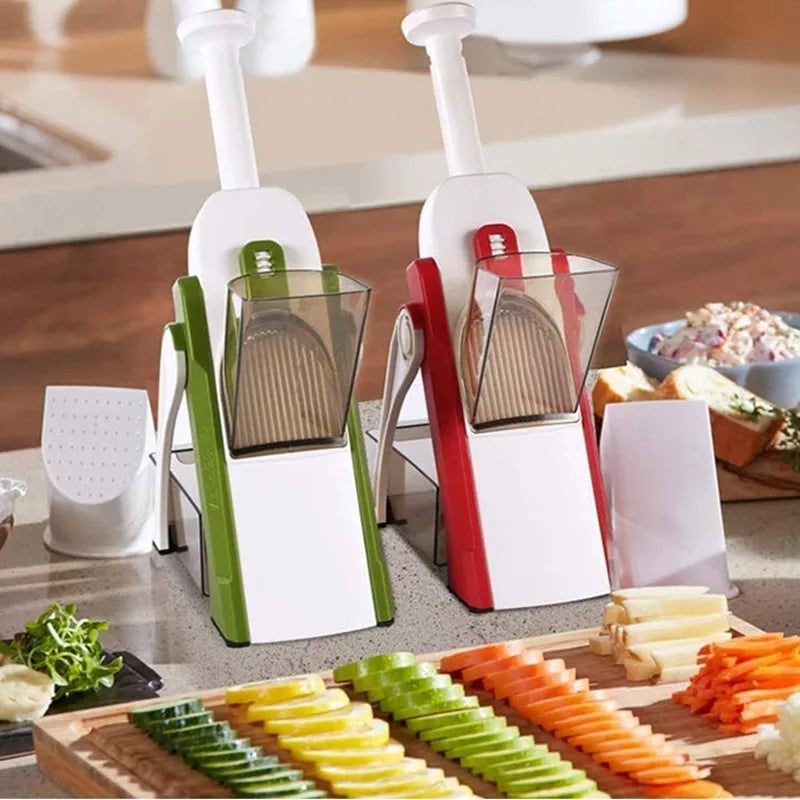 5-in-1 Mandoline Vegetable & Fruit Slicer Kitchen Prep Tool