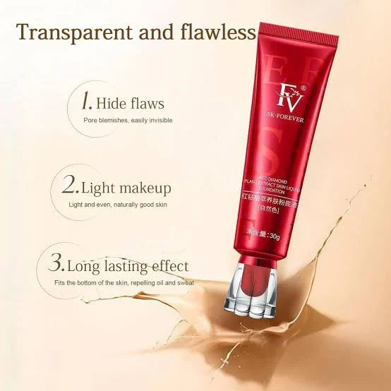 FV Waterproof Liquid Foundation, Matte Oil-free Foundation, Medium