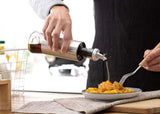 Kitchen Cooking Oil Vinegar Bottle with Dropper Best For Olive oil