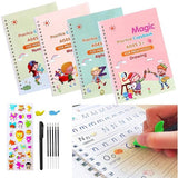Magic Practice Copybook for Kids, Children Reusable – Pack of 4