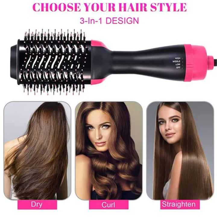 3-in-1 Hot Air Styling Brush Dry, Smooth & Volumize