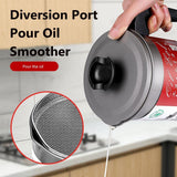 Stainless Steel Oil Filter Storage Pot Kitchen Oil Strainer