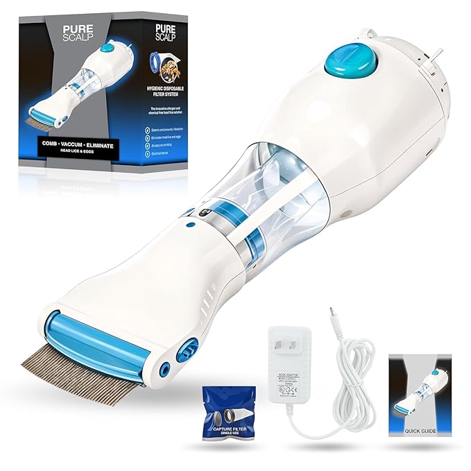Electric Lice Removal Comb Fine-Tooth Scalp Care Tool