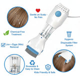 Electric Lice Removal Comb Fine-Tooth Scalp Care Tool