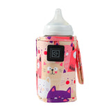Portable USB Baby Bottle Warmer Travel Feeding Sleeve