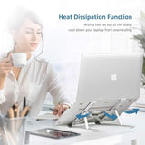 Foldable Aluminium Laptop Stand Adjustable Portable Desk Stand